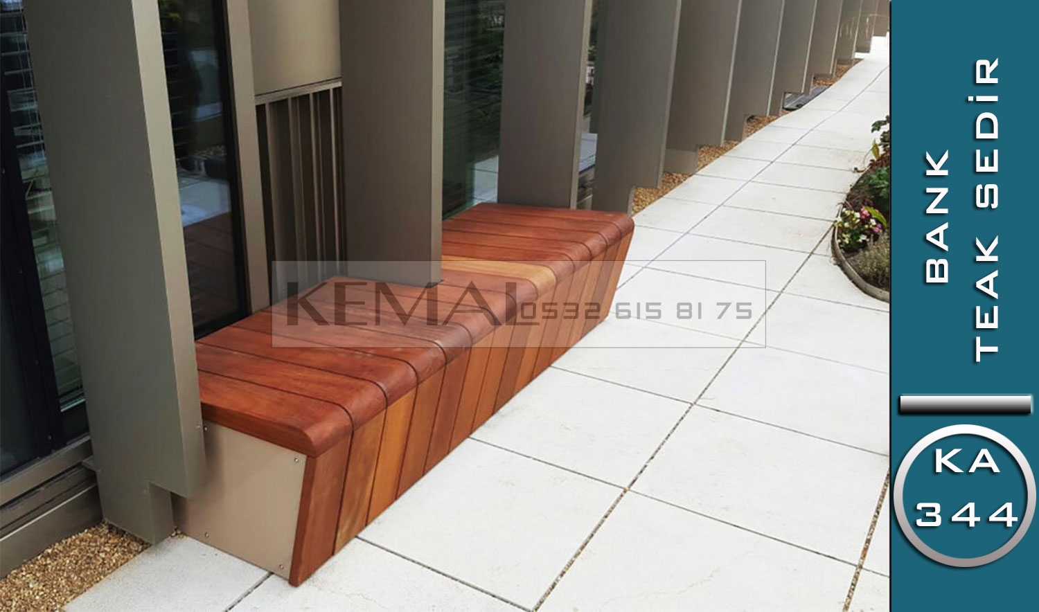 Modern Masif Teak Sedir & Bank (KA 344 Serisi)