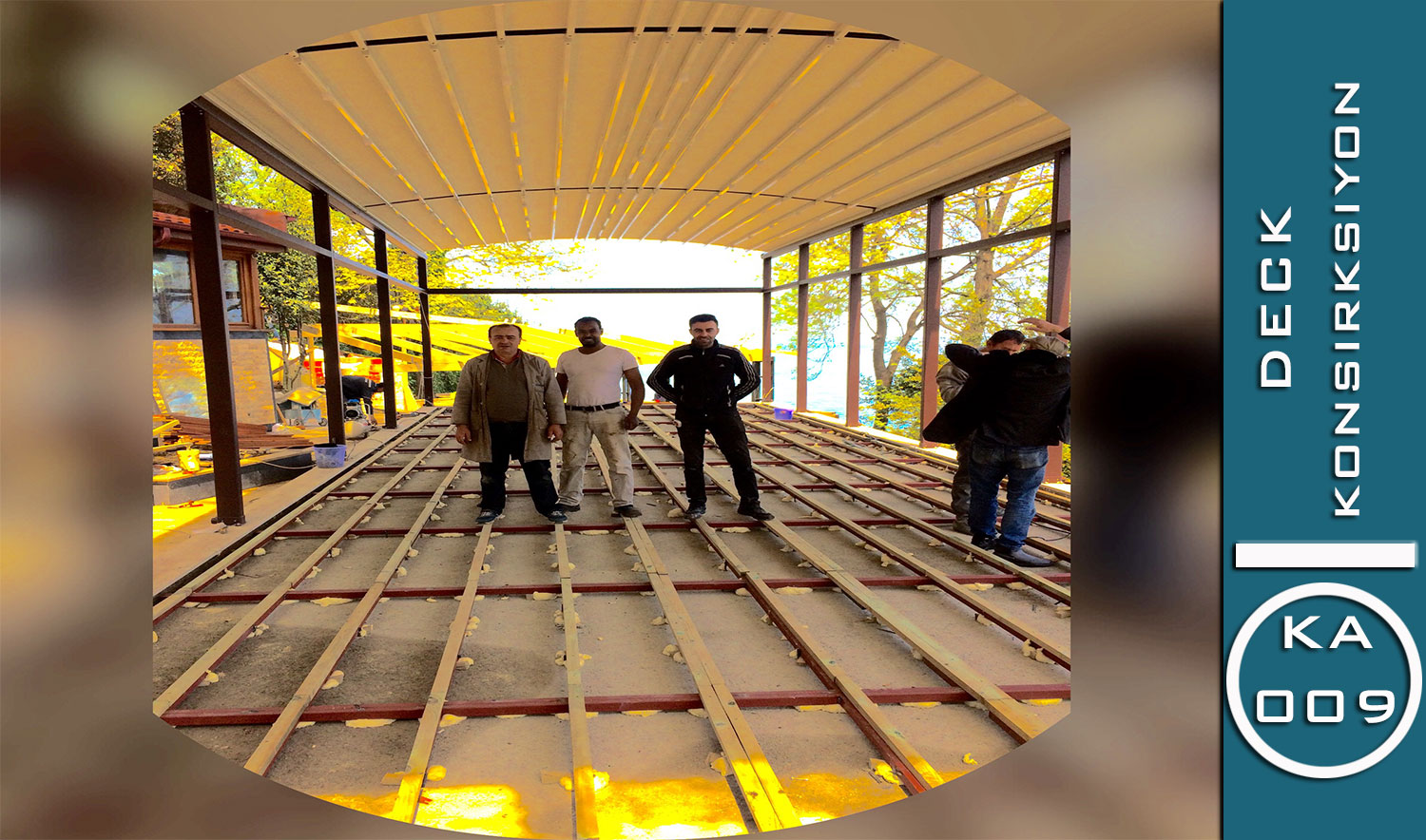 Profesyonel Metal & Ahşap Deck Karkas Sistemi (KA 009 Serisi)