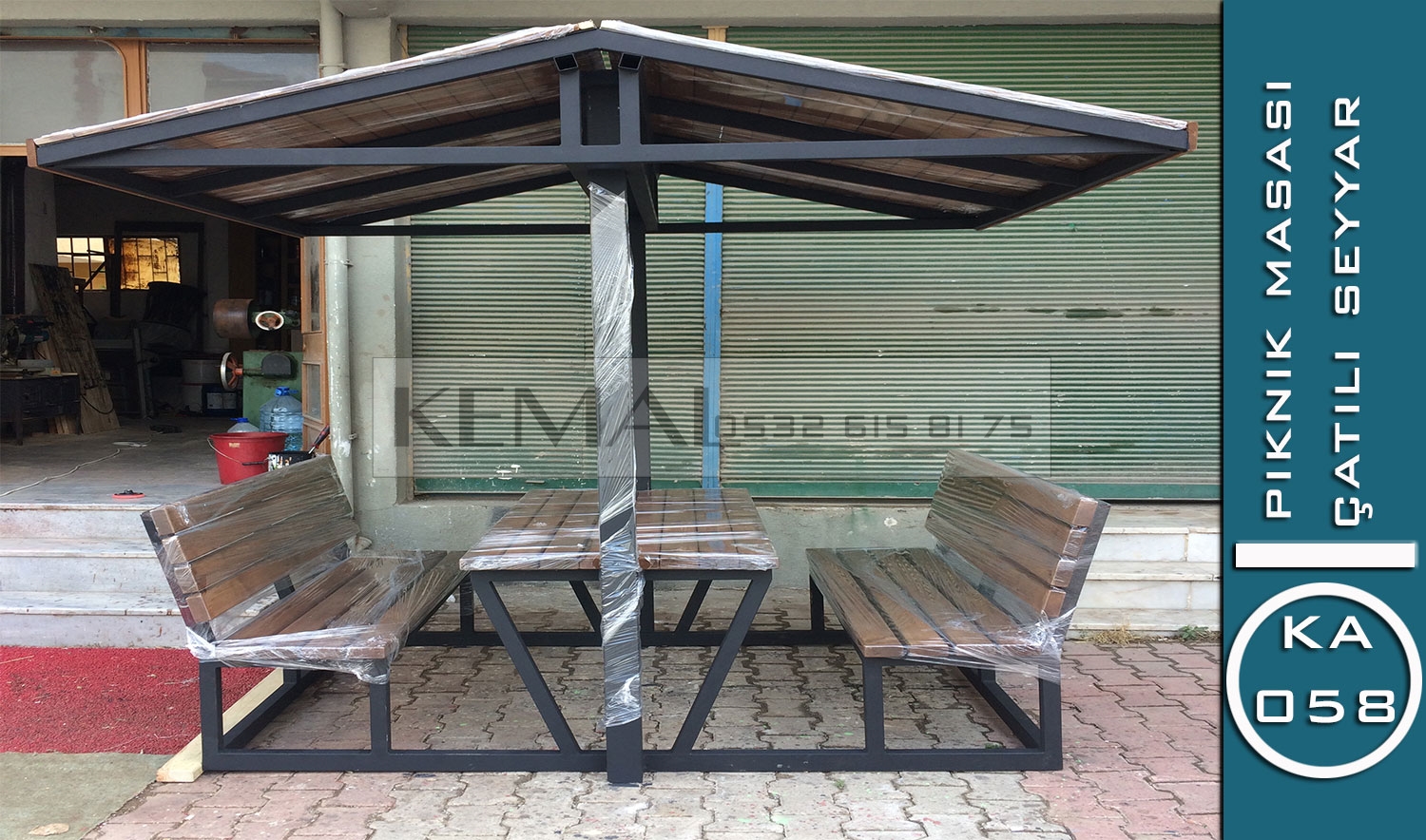 Profesyonel Çatılı Piknik Masası & Kamelya (KA 058 Serisi)