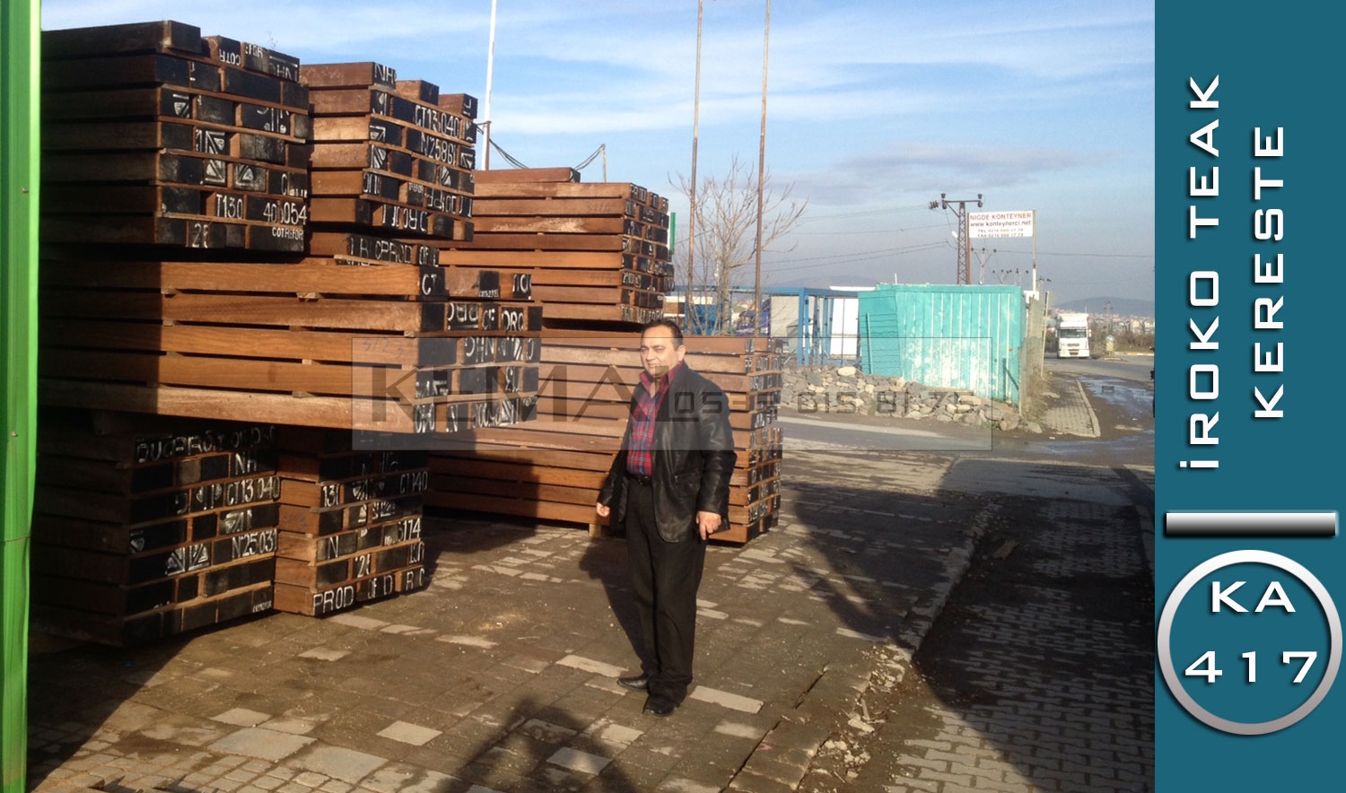 A Sınıfı Iroko ve Teak Kereste Tedariği (KA 417)