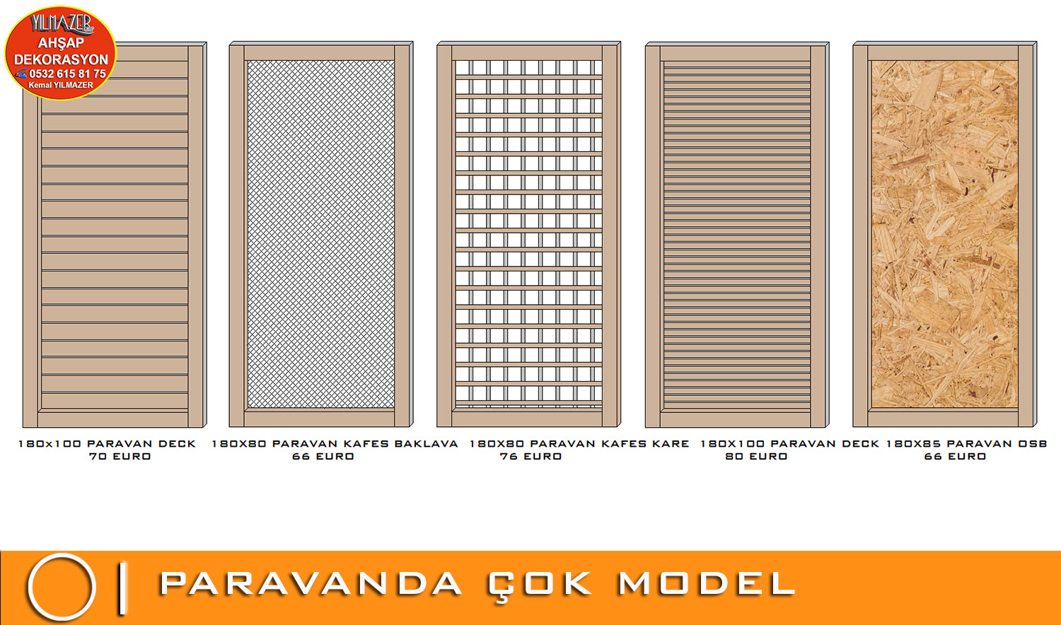 Paravanda çok model
