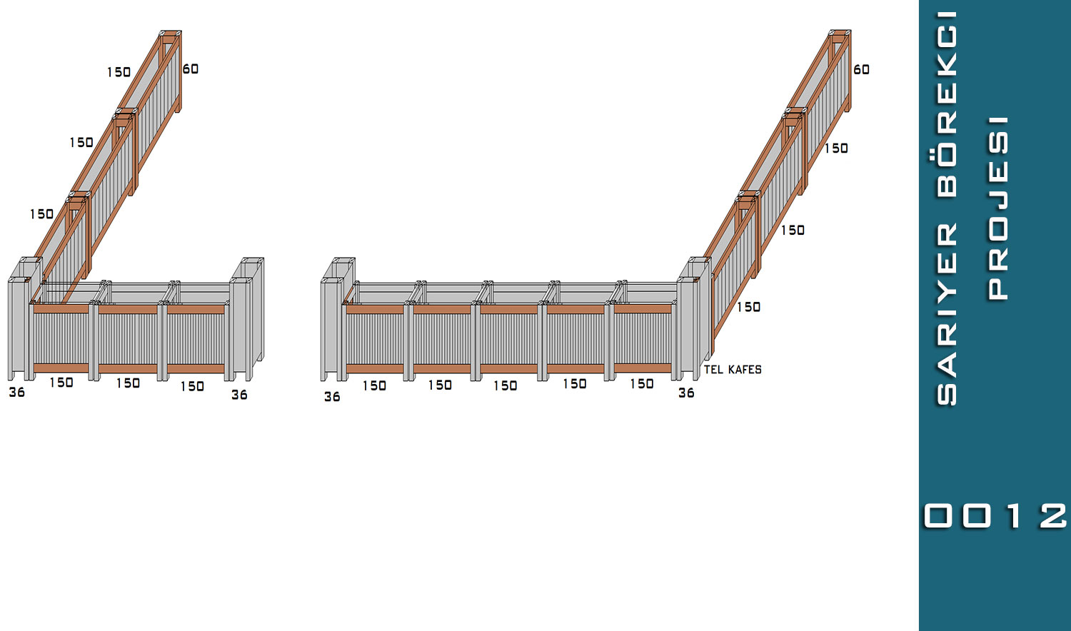 Ticari Peyzaj Projelendirme: Saksı & Seperatör Sistemleri (Sarıyer Börekçisi - 012 Projesi)